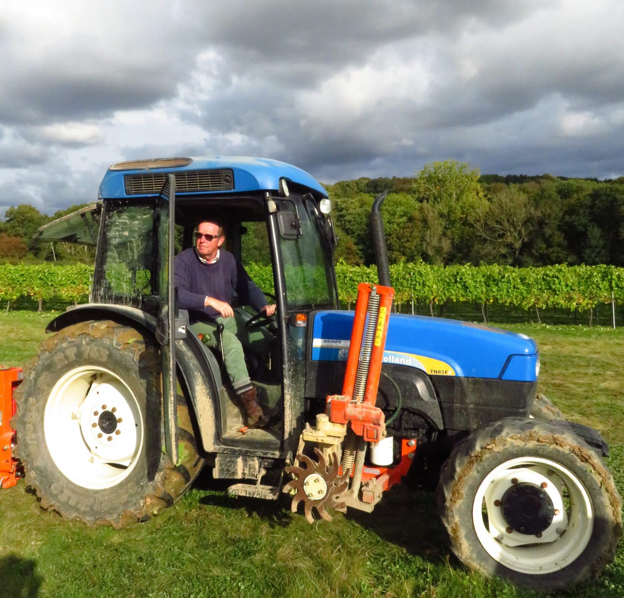 Harvesting taking place